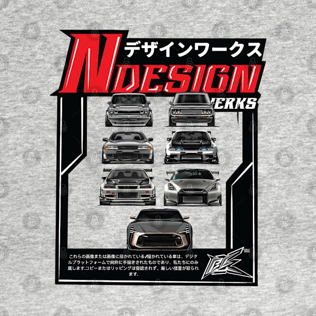 evolution of the nissan gtr by naquash